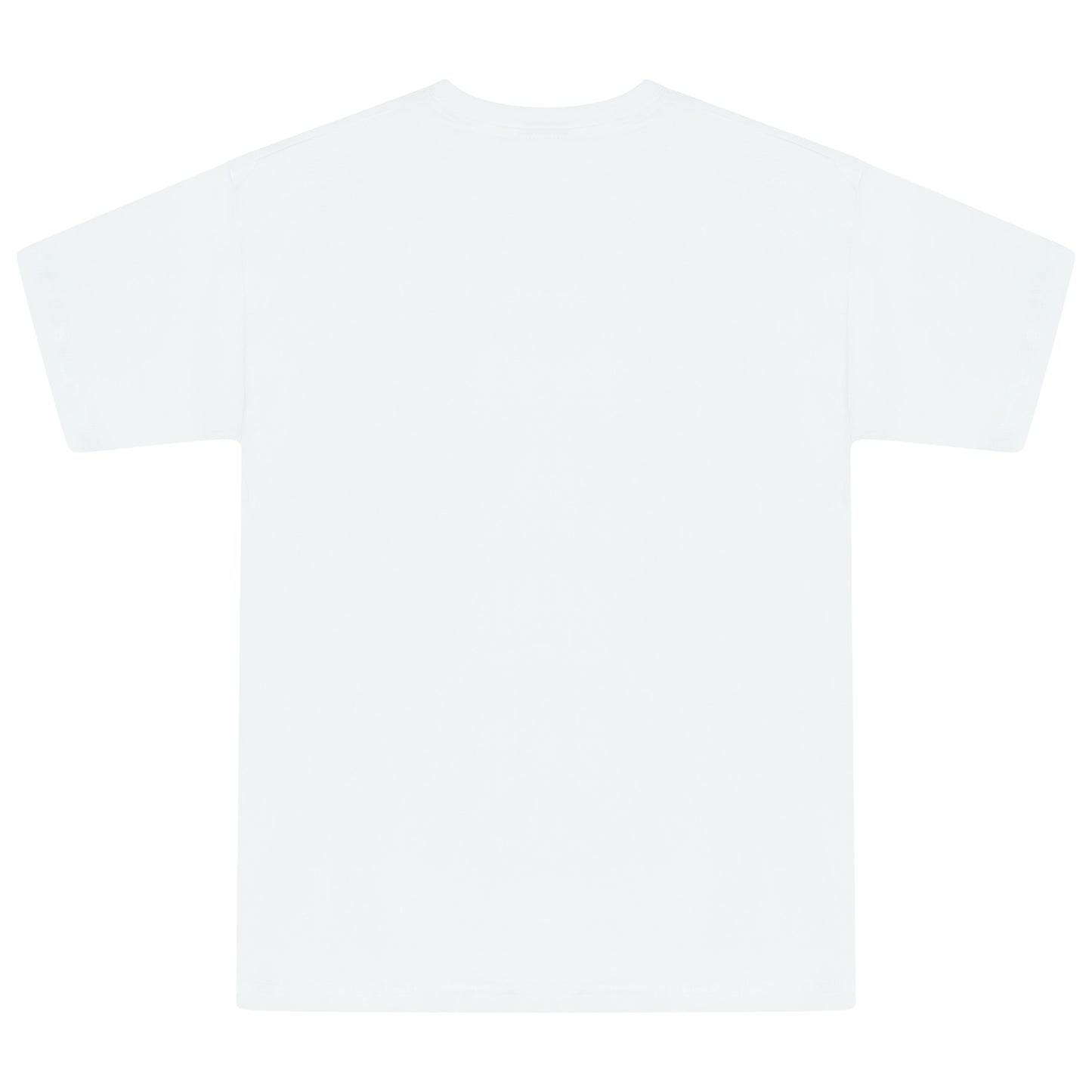 Split Matrix Tee - White