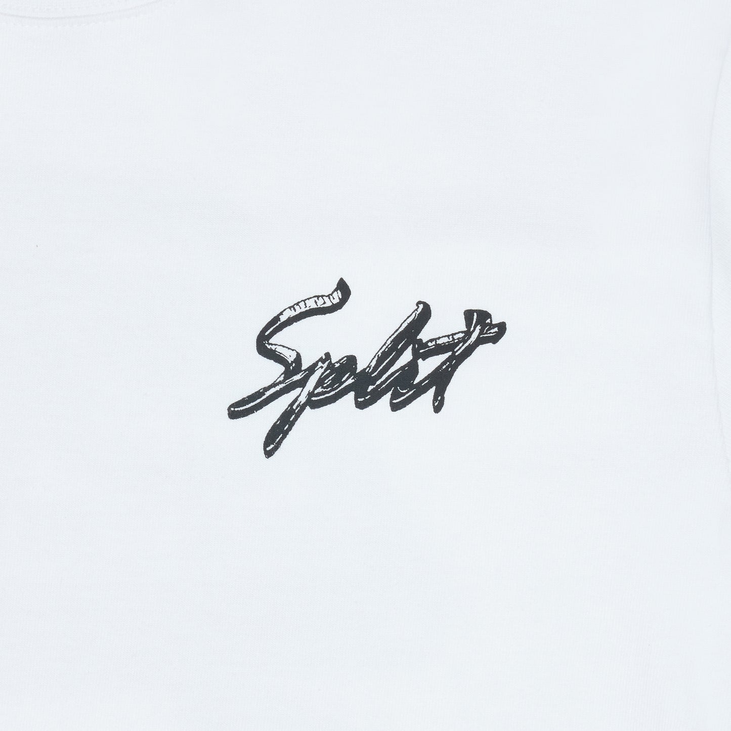 Split Cassette Tee - White