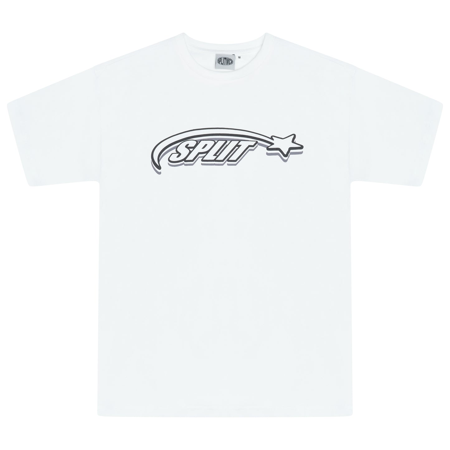 Split Classic Tee - White