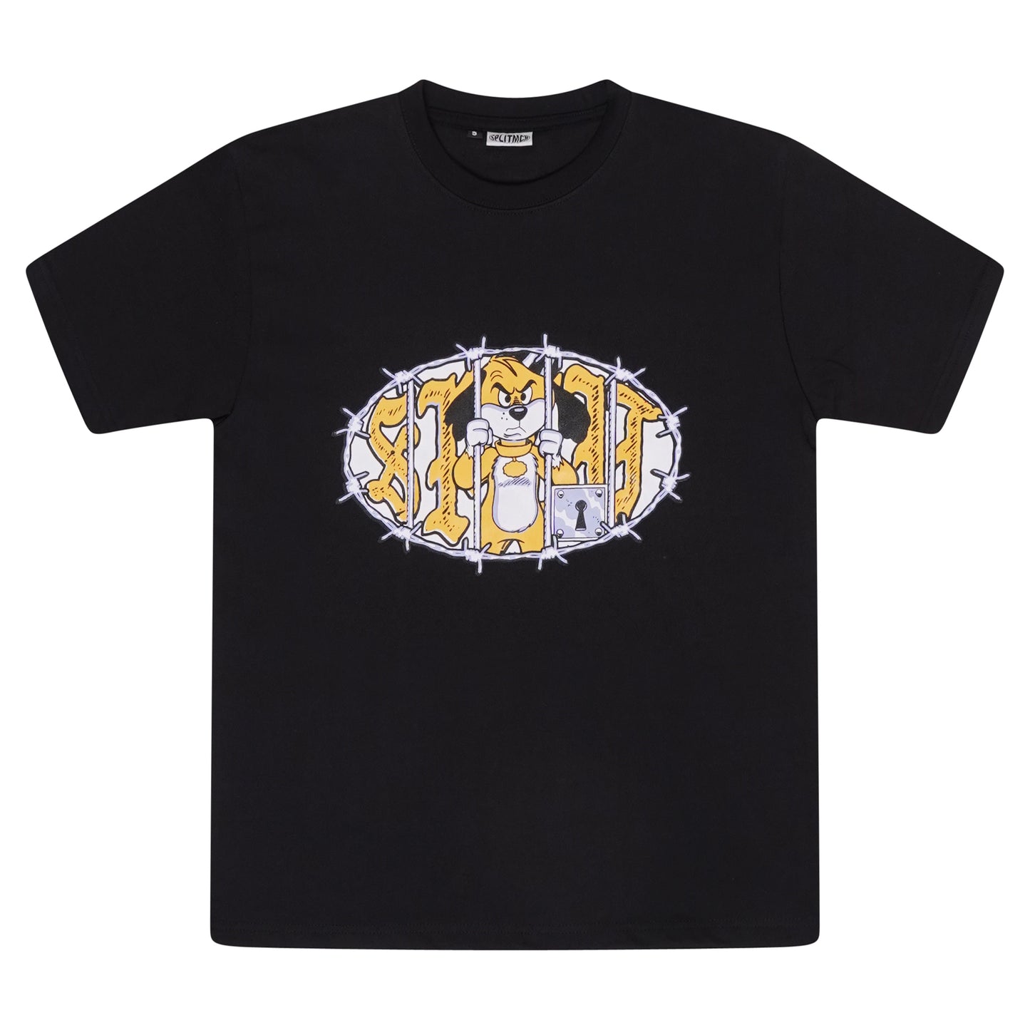 Split For All The Dogs Tee - Black