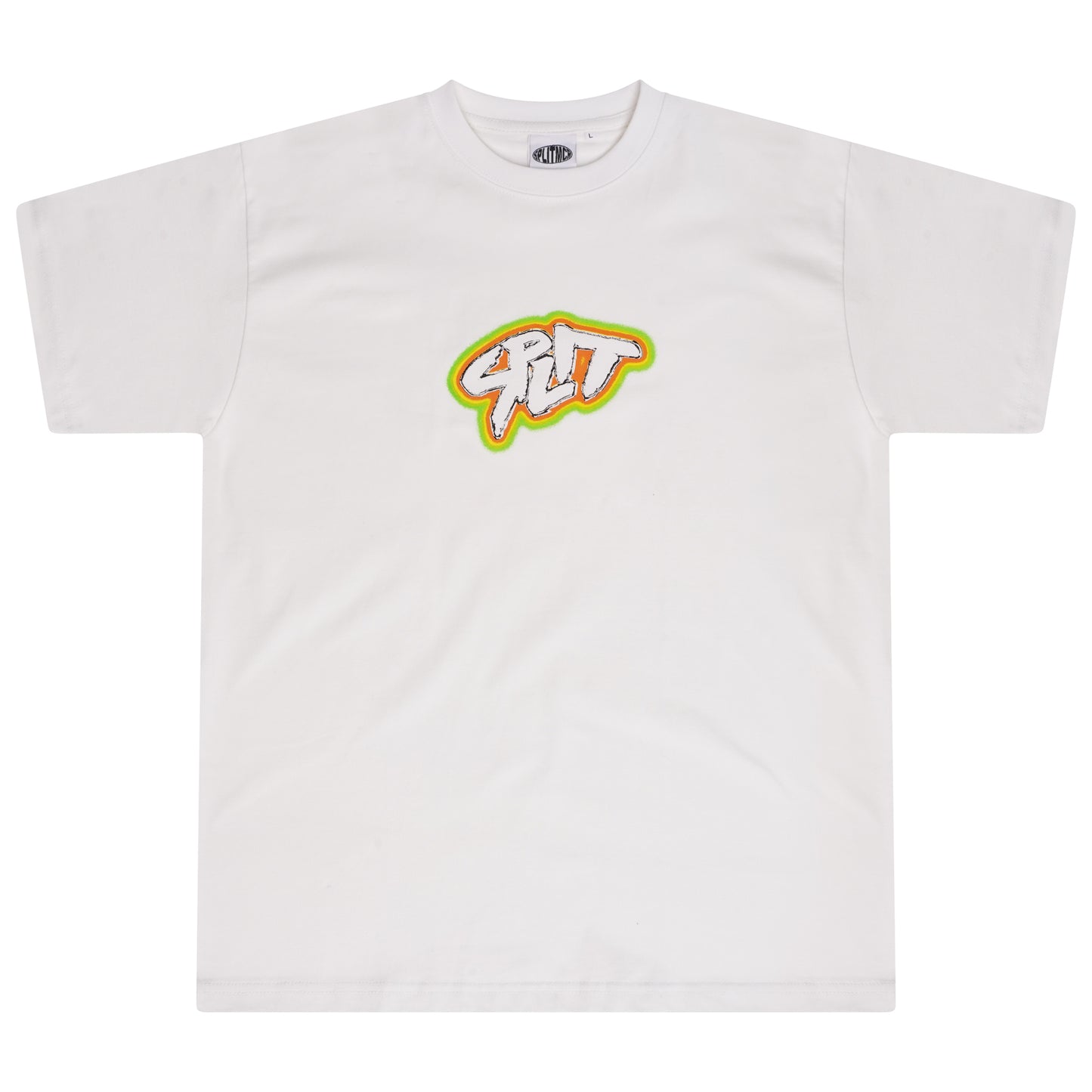 Split Flavours Tee - White