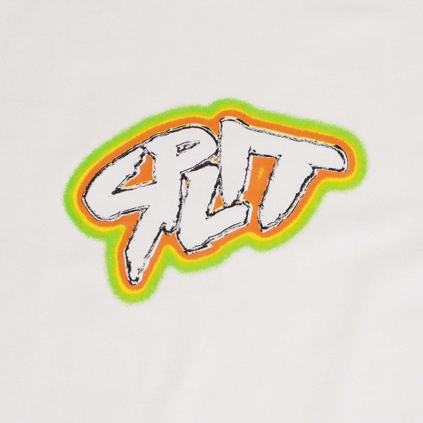 Split Flavours Tee - White