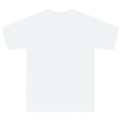 Split Matrix Tee - White
