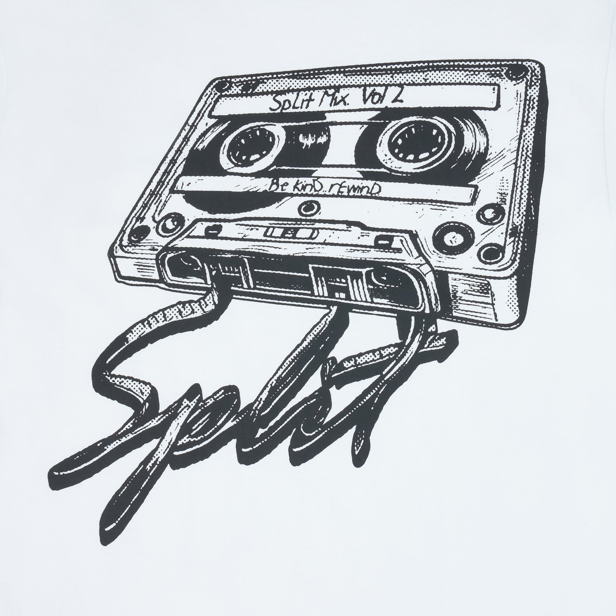 Cassette Tee - White