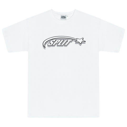 Split Classic Tee - White