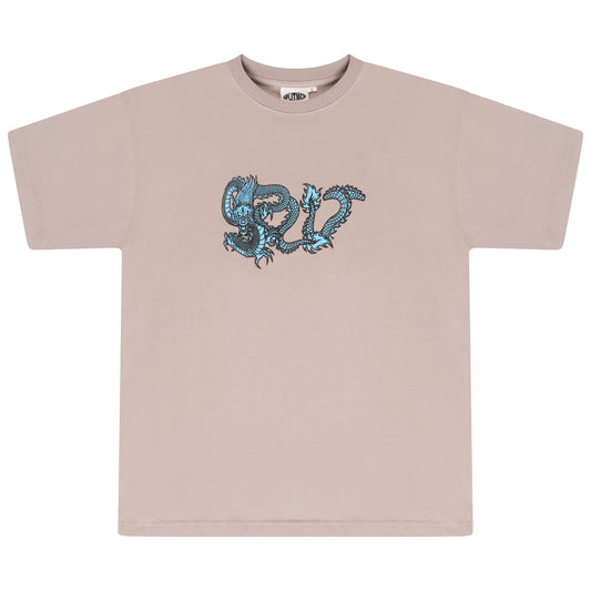Split Dragon Tee - Grey
