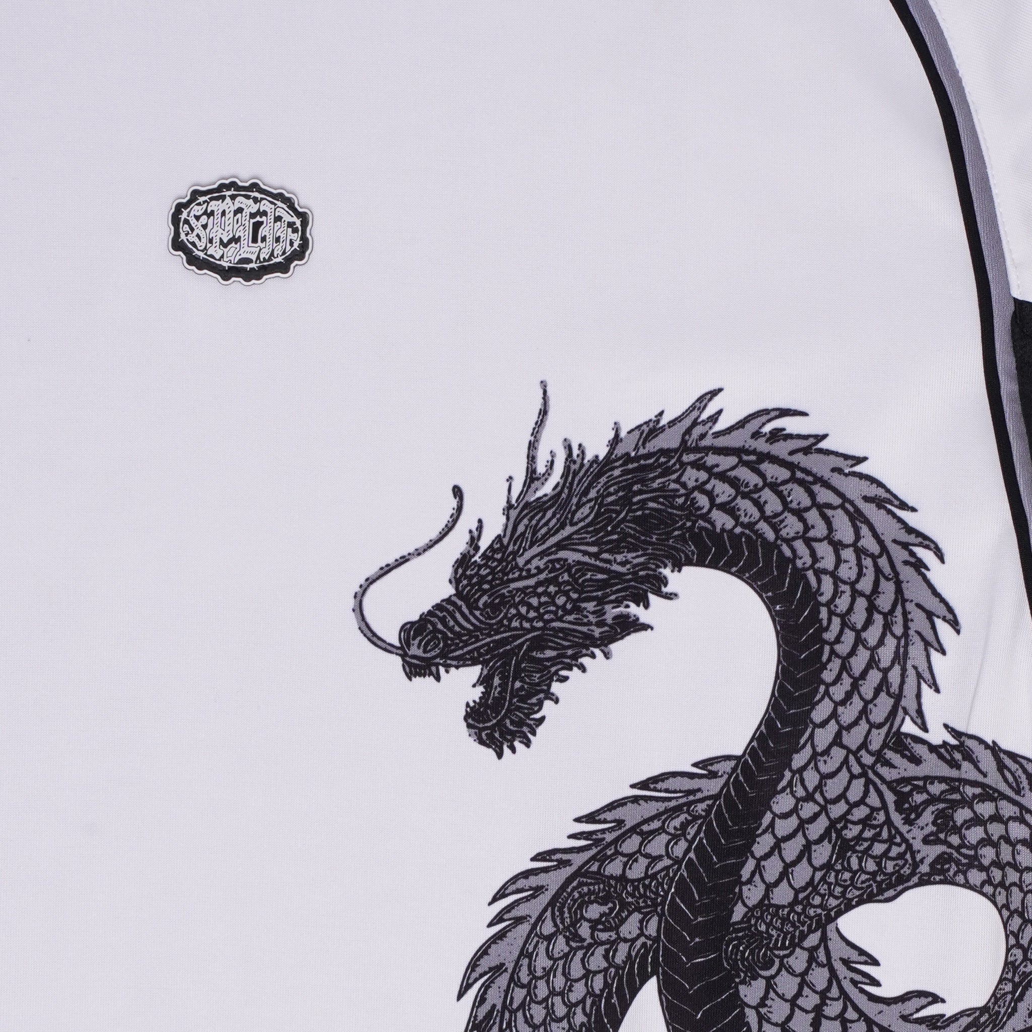 Active Dragon Tee - White / Black