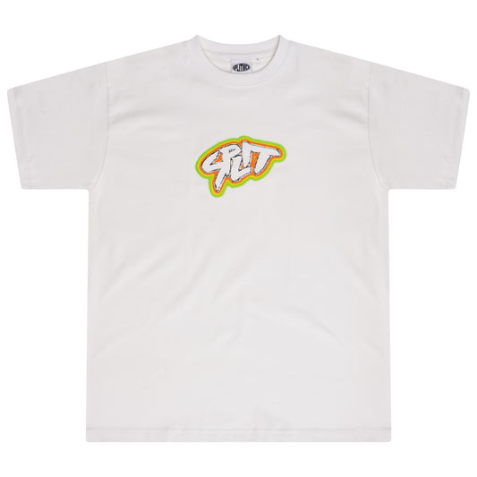 Split Flavours Tee - White