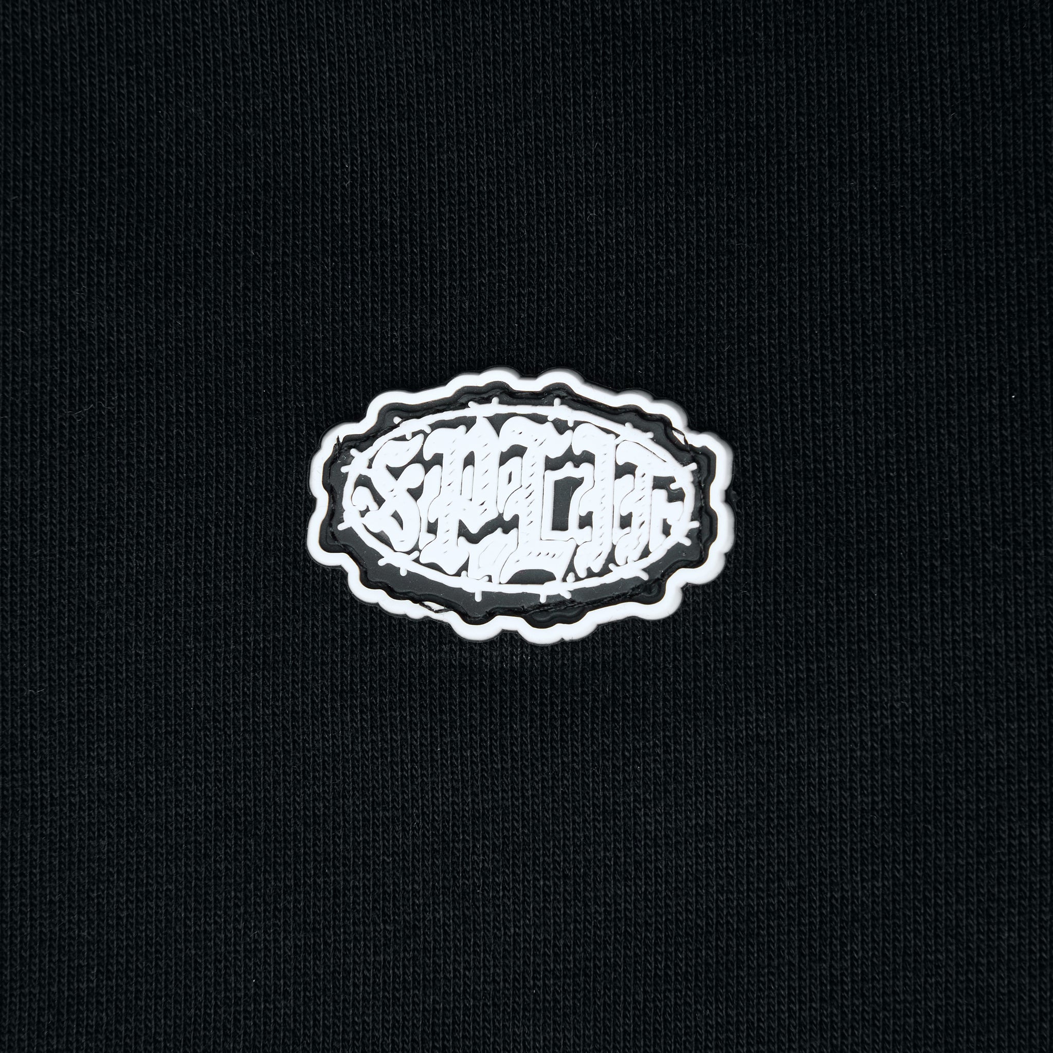 Contrast Stitch Crewneck Black