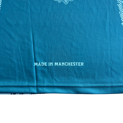 Split Vision Football Tee- Blue