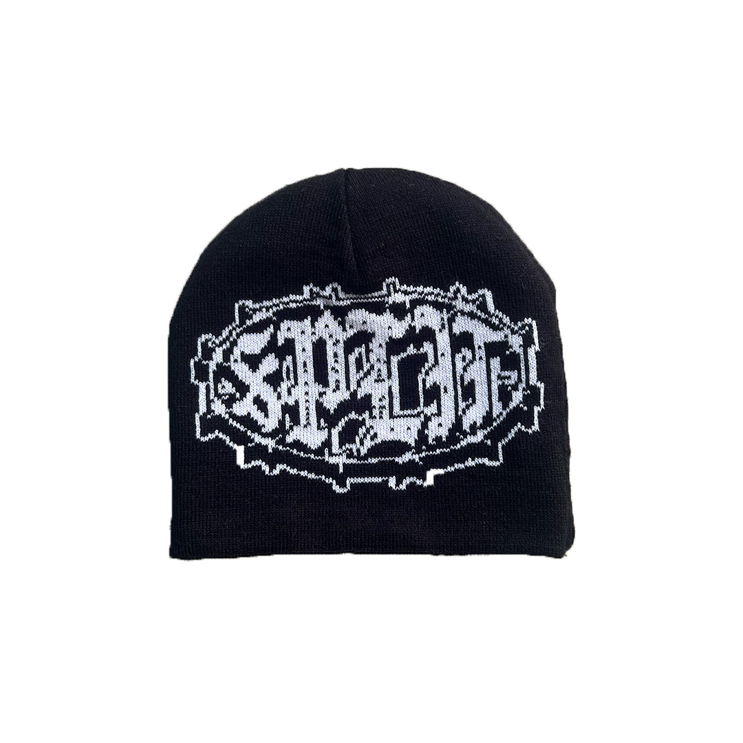 Split Reversible Barbed Wire Beanie