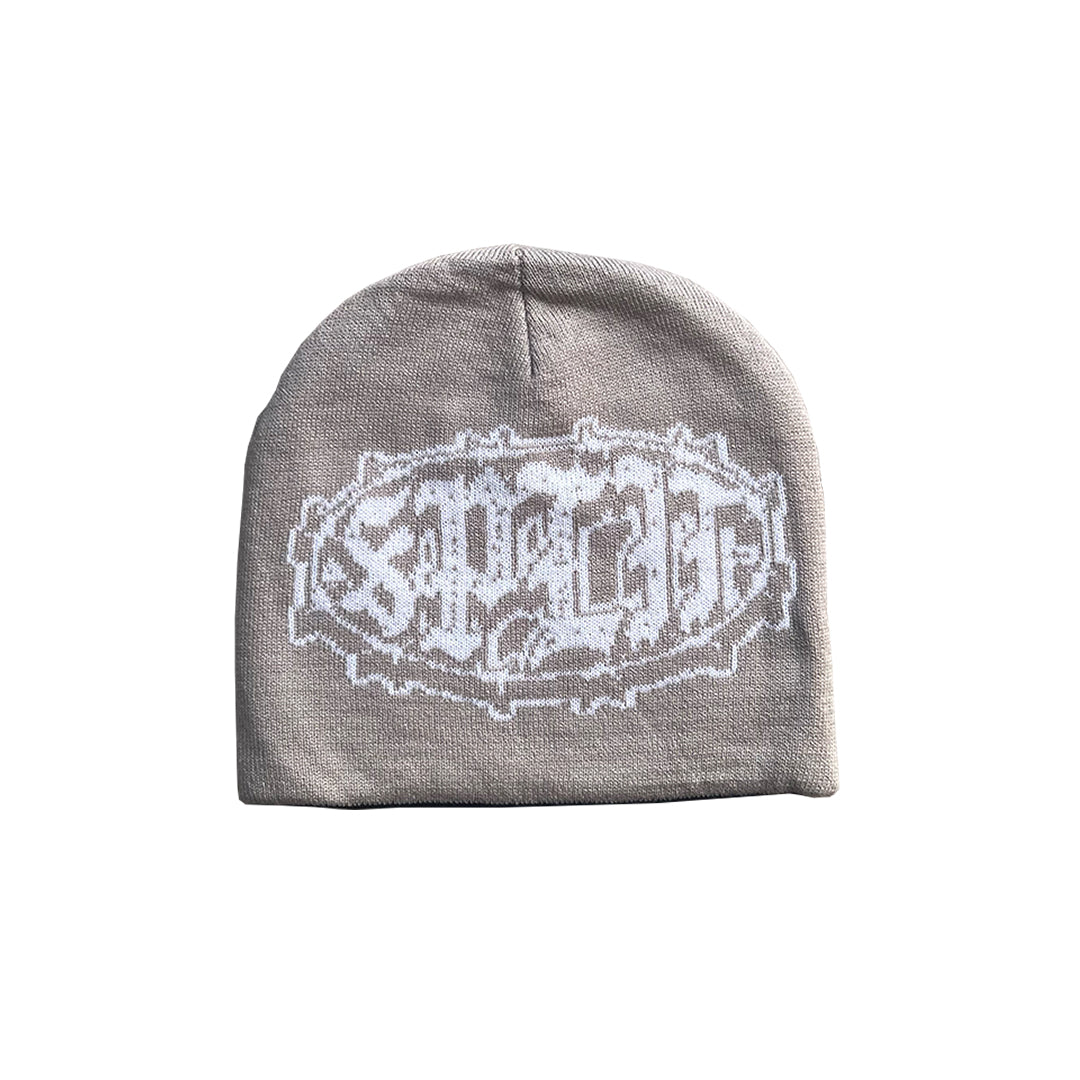 Split Reversible Barbed Wire Beanie